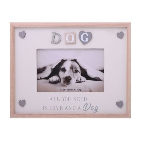 Photo Frame - Sentiments Frame Dog 6x4 by Gibson Gifts, Gifts for Dog Lover 52779