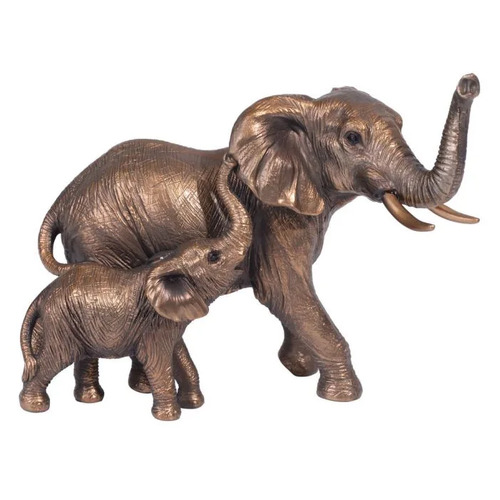 Gibson Gifts Figurine - Bronze Elephant & Calf 53160