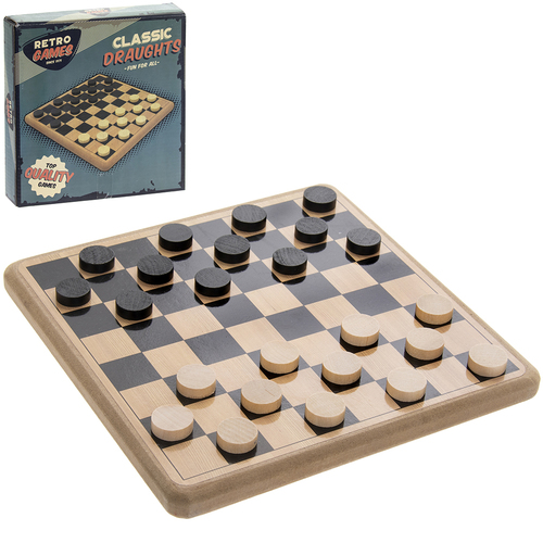 Retro Games Classic Draughts 53290 GIBSON