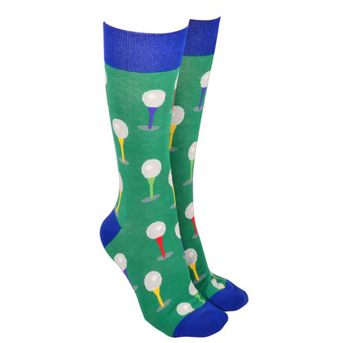 Sock Society Novelty Socks Unisex One Size Golf Green 53981