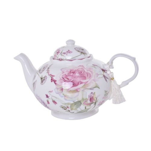 Gibson Gifts Teapot - Roses & Dandelion, Great Gift for Tea Lovers