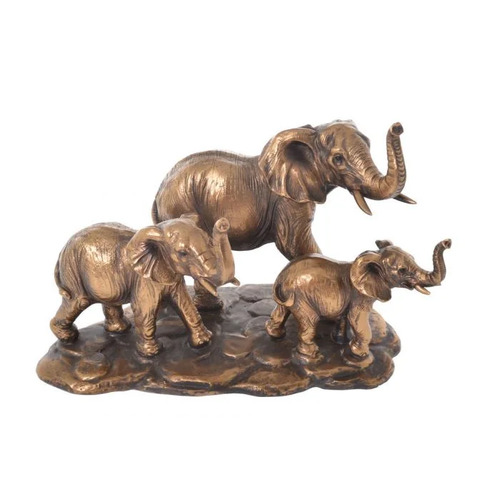 Gibson Gifts Figurine - Bronze Elephant Family 54325