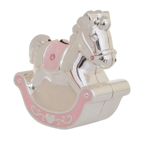 Gibson Gifts Money Bank Rocking Horse Pink, 56003