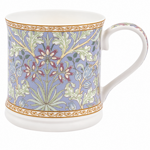 Gibson Gifts William Morris Mug 400mL Hyacinth Lilac Fine China, 56070