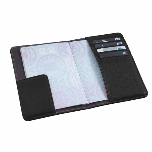 Caribee RFID Blocking Passport Cover Black