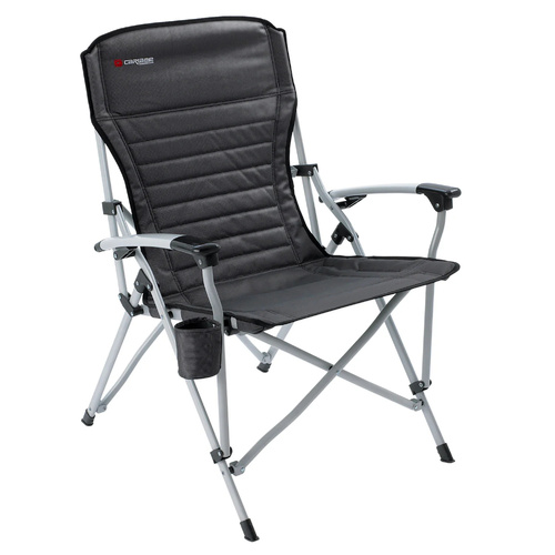 Caribee Camping Chair Crossover Folding Black, 5597