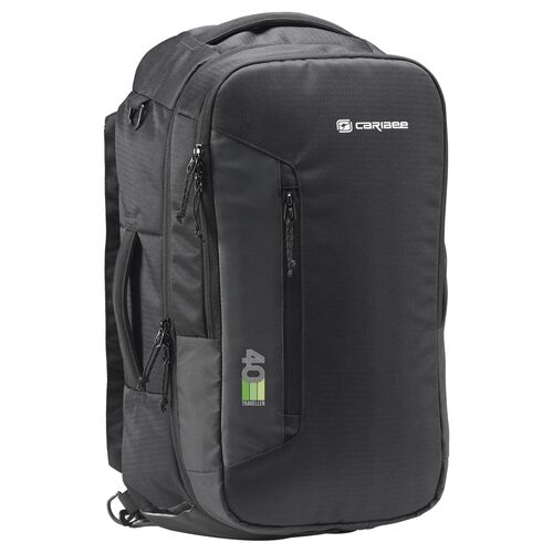 Caribee Traveller 40 Carry On Travel Bag Black 6906