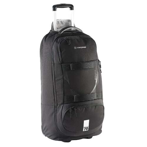 Caribee Wheel Travel Backpack Adventure Hybrid 70L Black 6912