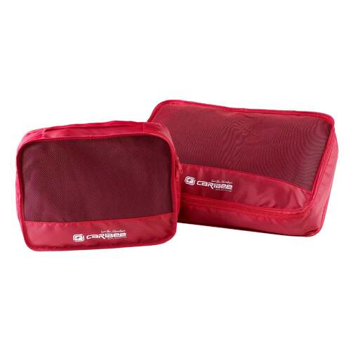 Caribee Packing Cubes (Set of Two) Red 13932