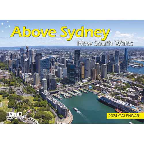 2024 Calendar Above Sydney New South Wales Prestige Wall by Bartel CA419