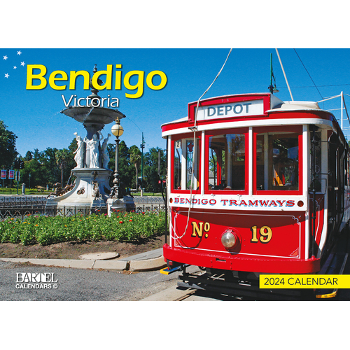 2024 Calendar Bendigo Victoria Prestige Wall by Bartel CA444