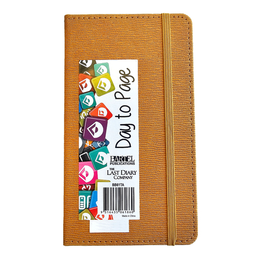 2026 Diary Becall B6 Day to Page Casebound Tan Last Diary Company BB61TA