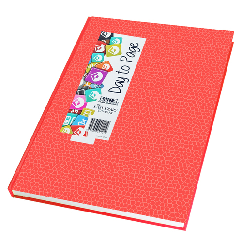 2026 Diary Everyday A5 Day to Page Casebound Orange Last Diary Company EA51BO