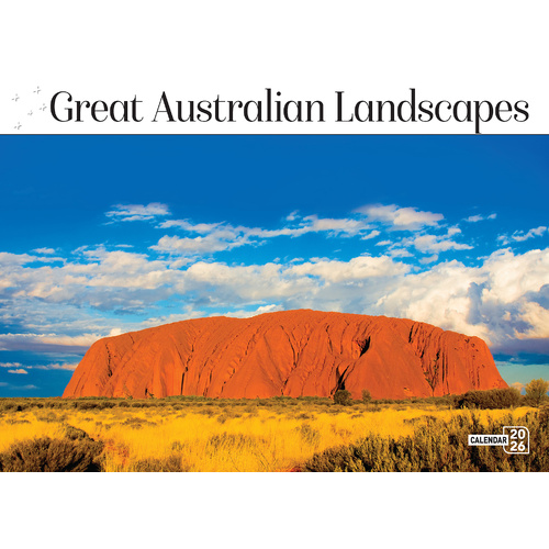 2026 Calendar Prestige Great Australian Landscapes 16-Month Horizontal Wall, Bartel CA604