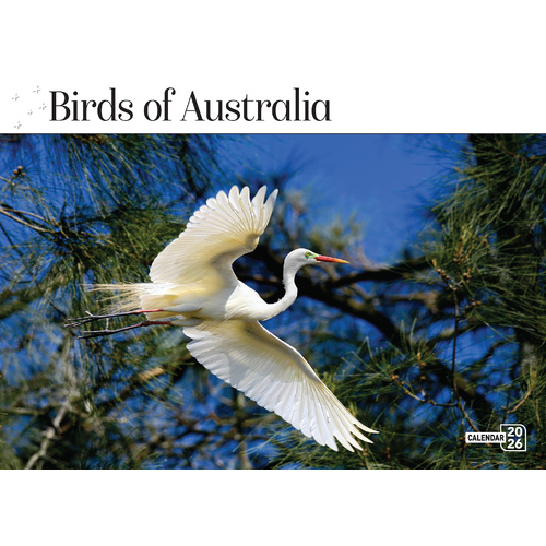2026 Calendar Prestige Birds of Australia 16-Month Horizontal Wall, Bartel CA607