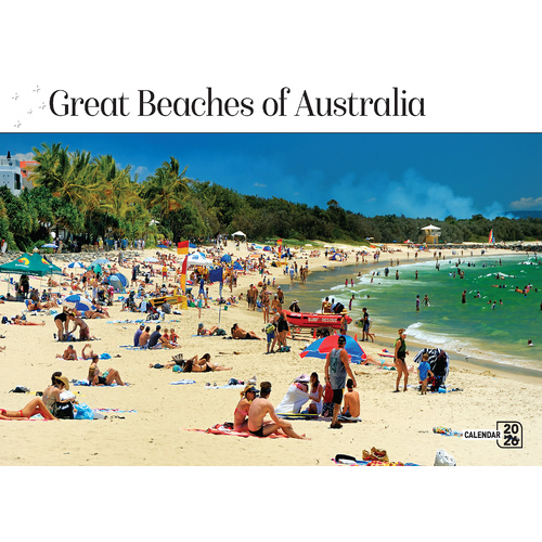 2026 Calendar Prestige Great Beaches of Australia 16-Month Horizontal Wall, Bartel CA609