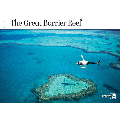 2026 Calendar Prestige The Great Barrier Reef 16-Month Horizontal Wall, Bartel CA611