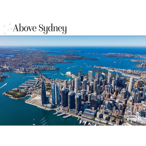 2026 Calendar Prestige Above Sydney 16-Month Horizontal Wall, Bartel CA619