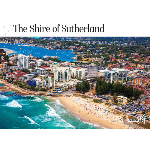 2026 Calendar Prestige The Shire of Sutherland 16-Month Horizontal Wall, Bartel CA622
