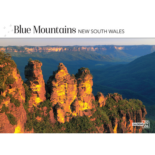 2026 Calendar Prestige Blue Mountains New South Wales 16-Month Horizontal Wall, Bartel CA623