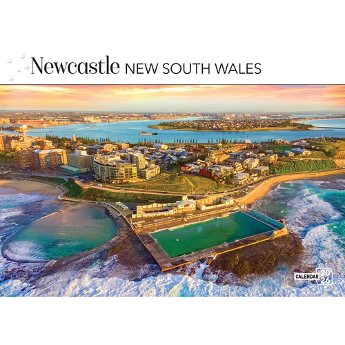 2026 Calendar Prestige Newcastle New South Wales 16-Month Horizontal Wall, Bartel CA625