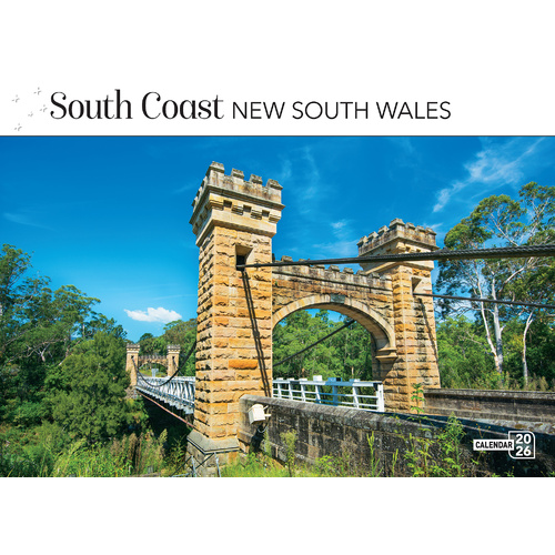 2026 Calendar Prestige South Coast New South Wales 16-Month Horizontal Wall, Bartel CA628