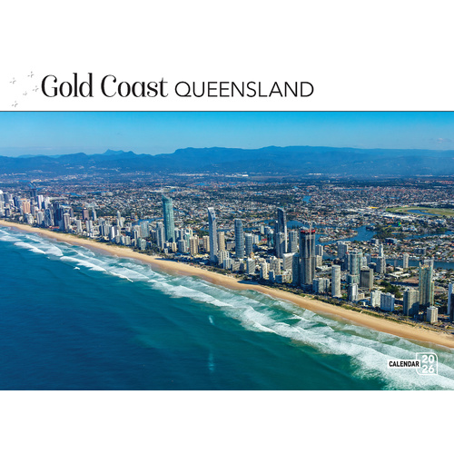 2026 Calendar Prestige Gold Coast Queensland 16-Month Horizontal Wall, Bartel CA631