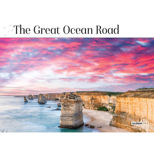 2026 Calendar Prestige The Great Ocean Road 16-Month Horizontal Wall, Bartel CA642