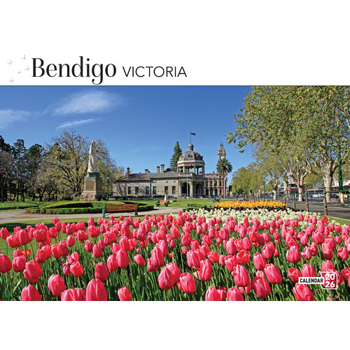 2026 Calendar Prestige Bendigo Victoria 16-Month Horizontal Wall, Bartel CA644