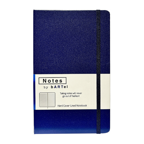 Bartel Notebook Notes by Bartel 13x21cm Hardcover Lined Blue NNBR2113BL