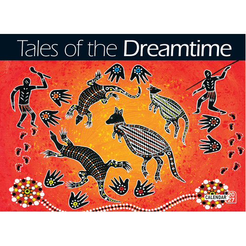 2027 Calendar Bartel Prestige Tales of The Dreamtime Horizontal Wall, CA715