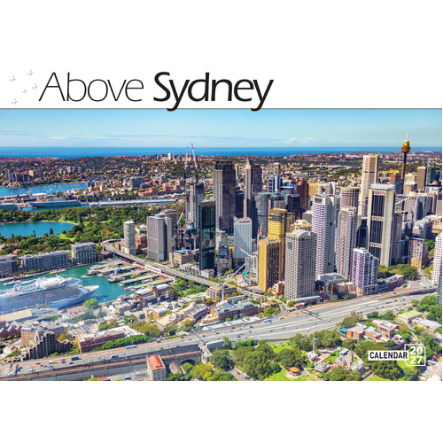 2027 Calendar Bartel Prestige Above Sydney Horizontal Wall, CA719