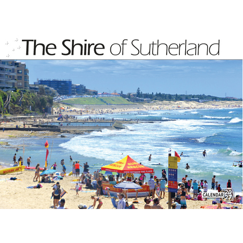 2027 Calendar Bartel Prestige The Shire of Sutherland Horizontal Wall, CA722