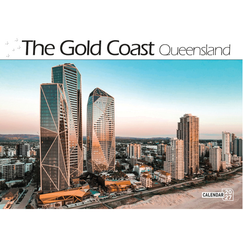 2027 Calendar Bartel Prestige The Gold Coast Horizontal Wall, CA731
