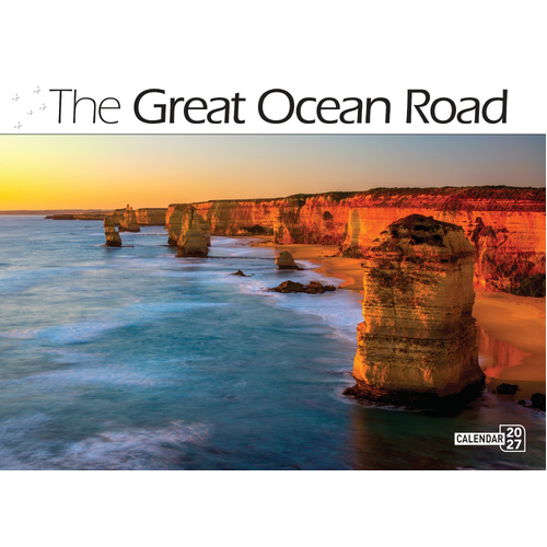 2027 Calendar Bartel Prestige The Great Ocean Road Horizontal Wall, CA742
