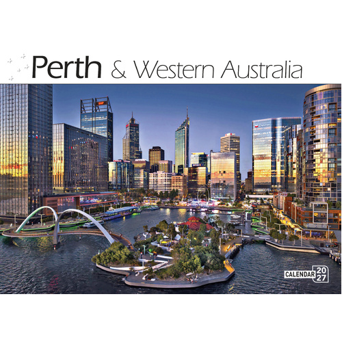 2027 Calendar Bartel Prestige Perth & Western Australia Horizontal Wall, CA747