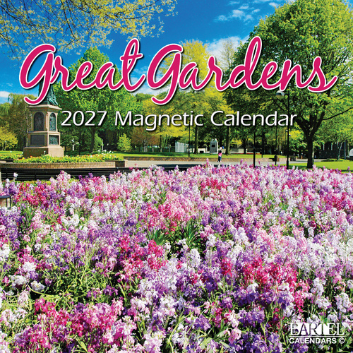 2027 Calendar Bartel Great Gardens Magnetic Wall, MC704