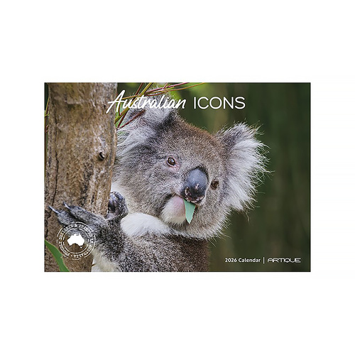 2026 Calendar Australian Icons Horizontal Wall, Artique 100518