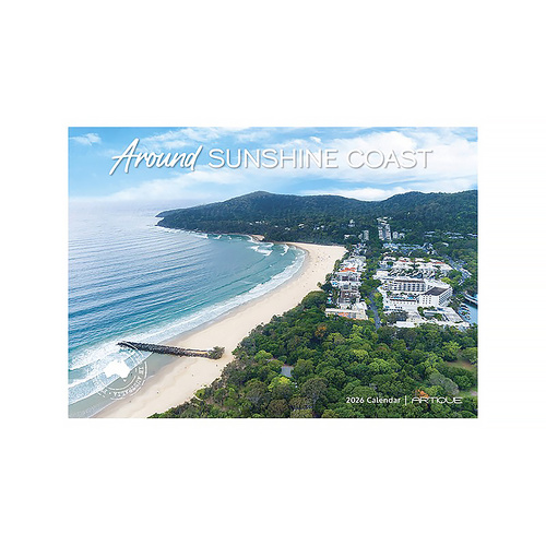 2026 Calendar Around Sunshine Coast Horizontal Wall, Artique 100545