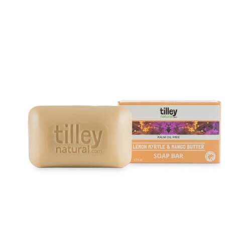 Tilley Natural Soap Bar Lemon Myrtle & Mango Butter (Palm Oil Free) 120g FGTO14