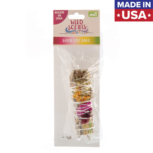 Wild Scents Smudge Stick Cleansing Aroma Fragrance - Good Life Sage DS-SH/GL