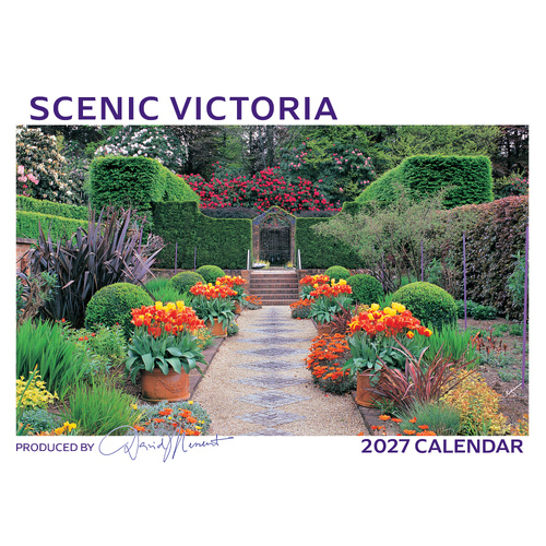 2027 Calendar David Messent Scenic Victoria Horizontal Wall VC