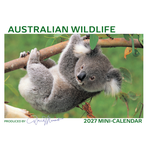 2027 Calendar David Messent Australian Wildlife Mini Wall MWL