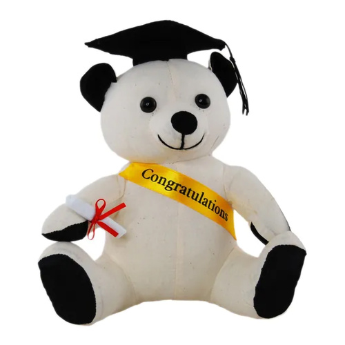 Elka Graduation Bear 20cm Signature Soft Toy Autograph Bear, 6475-20G