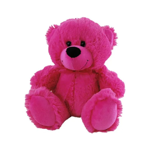 Elka Plush 23cm Teddy Bear Jelly Hot Pink, 76201-23HP
