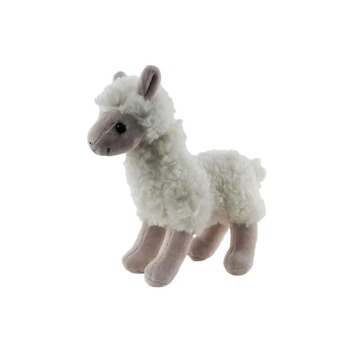 Elka Plush 23cm Llama Standing White, 8168-WH
