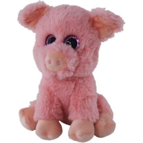 Elka Plush Barnyard Noisy Animals Pig w/ Sound 15cm, 15117-16P