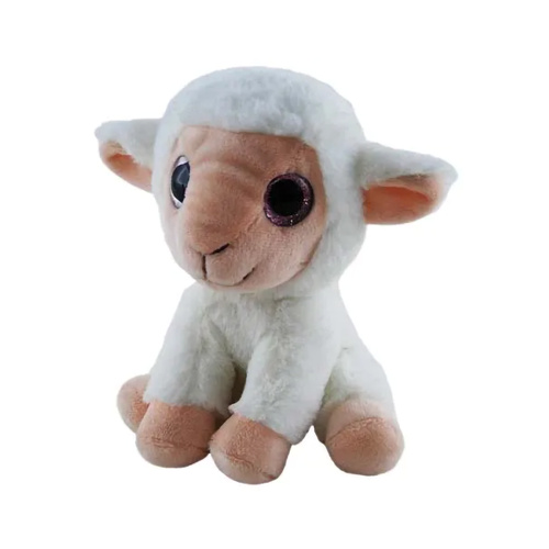 Elka Plush Barnyard Noisy Animals Lamb w/ Sound 15cm, 15117-LM