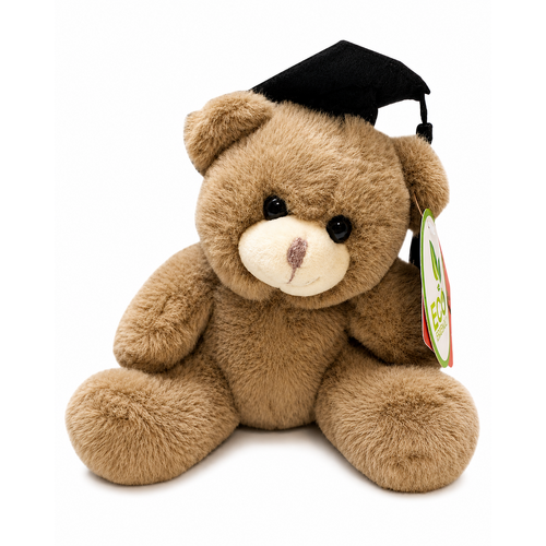 Elka Graduation Bear 12cm Gabby Plush Toy, 9362-PACK