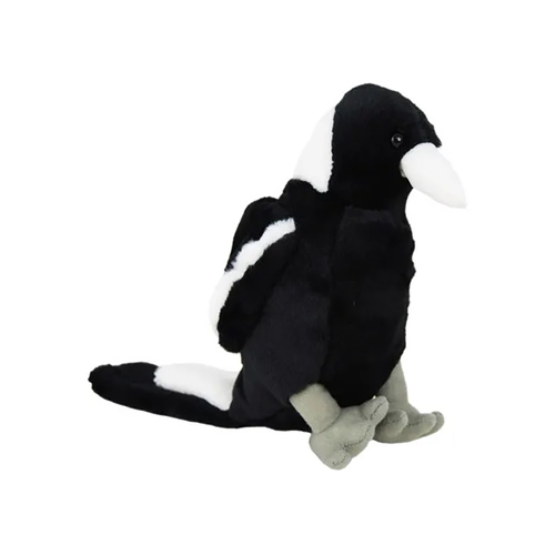 Elka Plush 18cm Magpie with Sound Chip, 11166-18